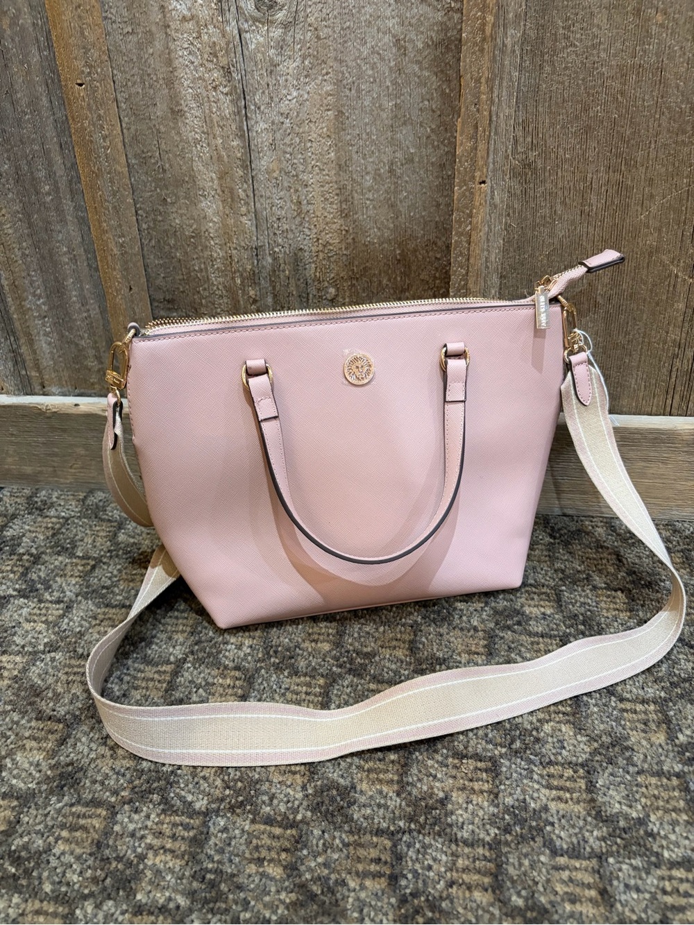 Anne Klein blush pink handbag